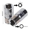 Converter Socket Power Tool Accessories 2pcs Adapter Chamfer Converter