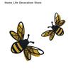 12pcs 3D Double Layer Bees Wall Stickers Living Room Wedding Party Decoration Kids Room Household Decor DIY Wall Art Stickers