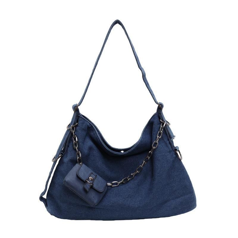 Armpit Bag Women Casual Large Capacity Denim Tote 2025 New Hundred Commuter Crossbody Bag