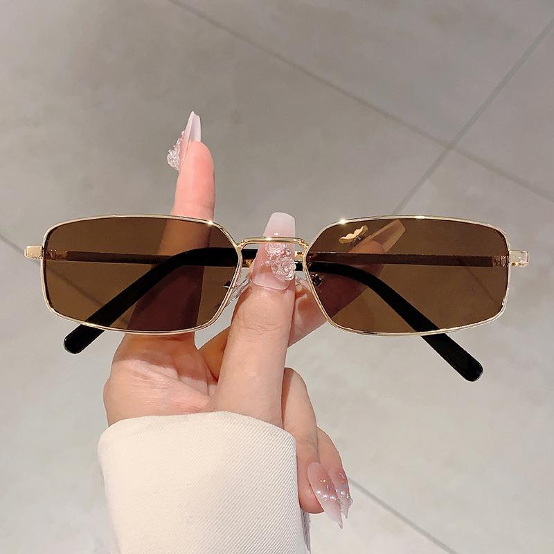 JYL TS Sunglasses UV Protection Small Square Metal High Street/2896