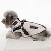 Pet Dog Wind Breaker with Dual D Leash Vest Dog Jacket Warm Dog Hoodie Warm Dog Clothes