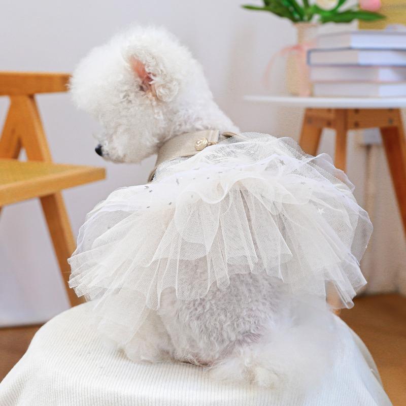Petcircle Pet Clothes Sequined Leather Skirt For Dogs Cats