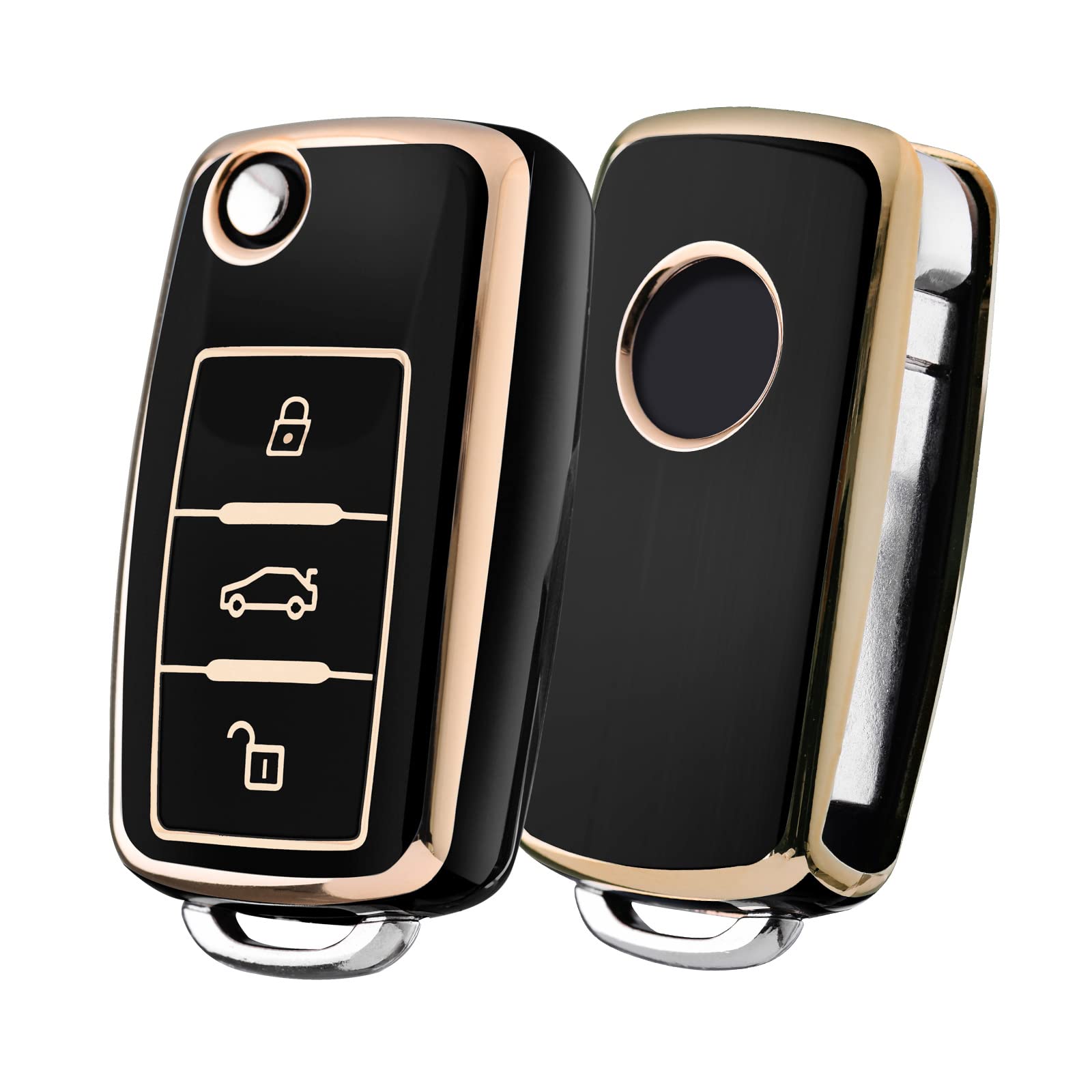 

OATSBASF Volkswagen Key Cover VW Key Case Luxury TPU Dirt S