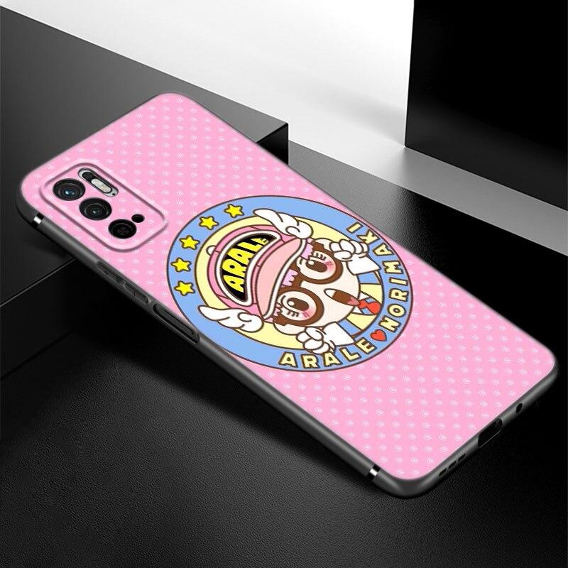 Dr Slump Arale Anime Phone Case For Xiaomi Redmi Note 7 8 8T 9 9S 10 10S 10T 11 11S 4G 11E 11T Pro 5G Soft TPU Black Cover