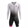 Tuta da Triathlon Uomo Pezzo Unico Abbigliamento Ciclismo Corsa Bici da Strada Transizione Nuoto