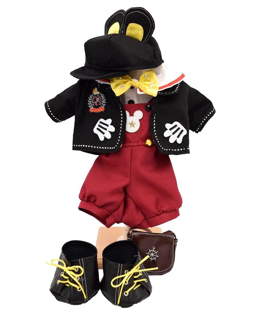 [Teddy Bear Mail Order Alice] Duffy & ShellieMay Dress-Up Costumes, Mickey & Minnie Outing Costumes, No Body, for Small Size (1 Pair)