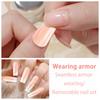 Manicure Wearable Nail French No Tracse Wearable Nail Removable Manicure French Wearable Manicure Fake Nail Stickers