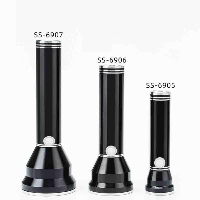 Cross Border LED Strong Light Flashlight USB Charging Outdoor Emergency Flashlight