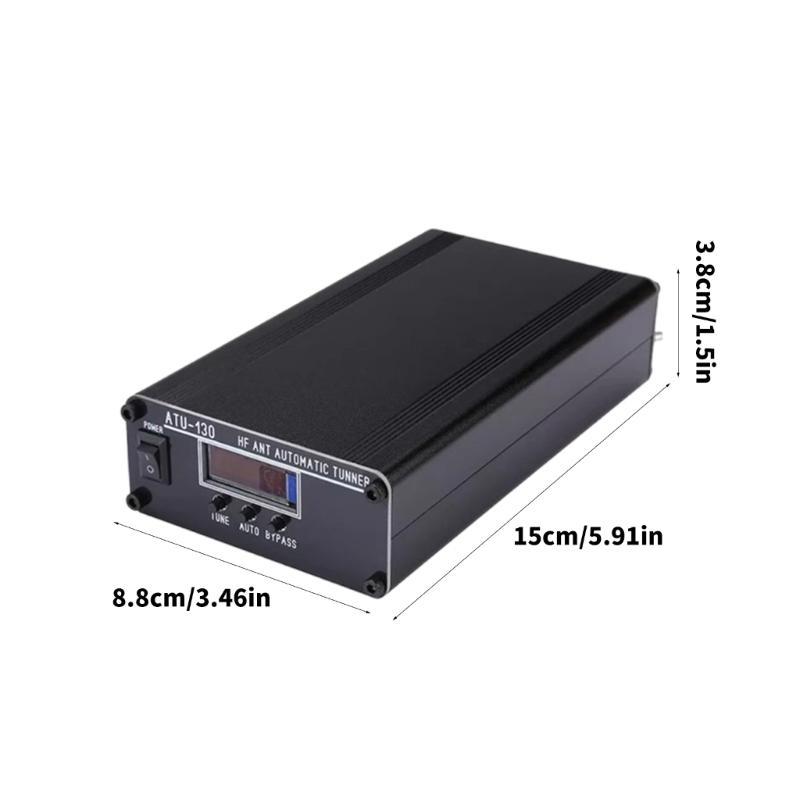ATU 130 200W Auto Antennae Tuner 1.8-50MHz with Highly Display for Shortwave Radios Automatic Antennae Tuning Device