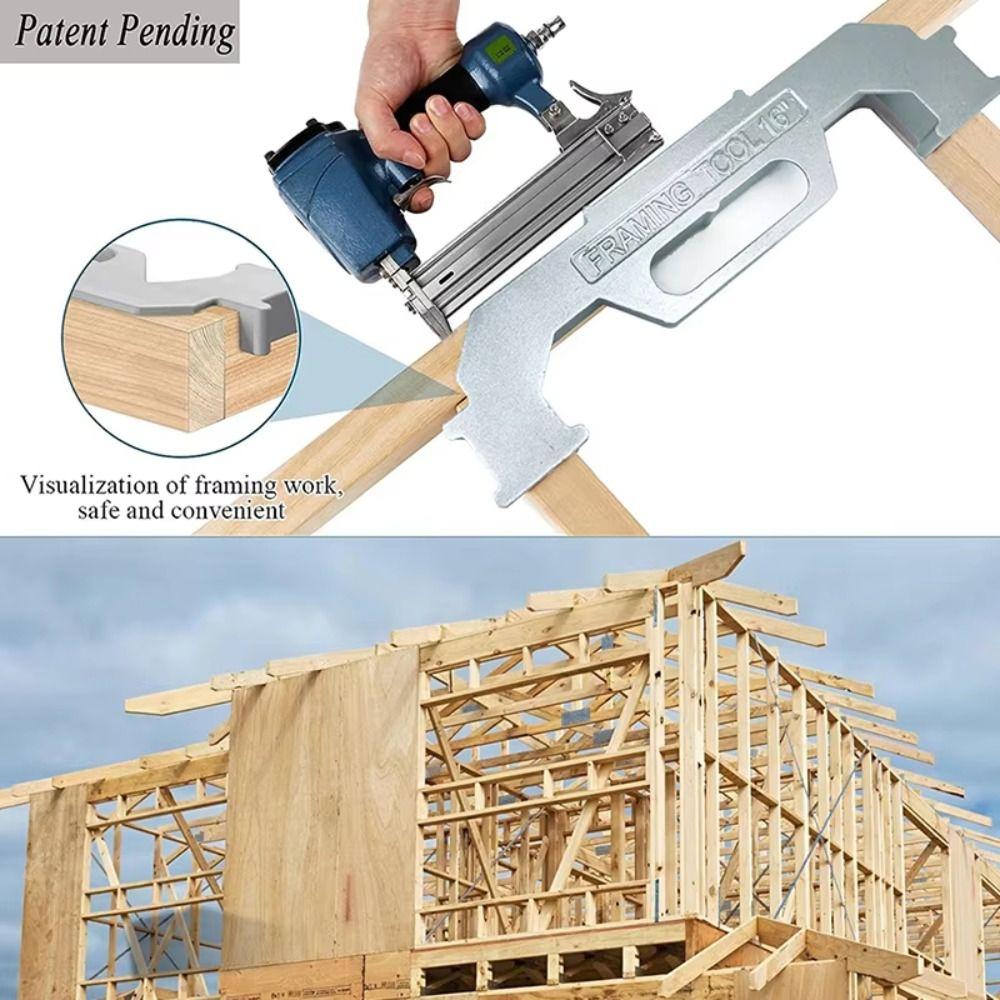 12-16 Inch Framing Spacing Positioning Jig Center Stud Layout Stud Frame Spacing Tool  Framing Tool