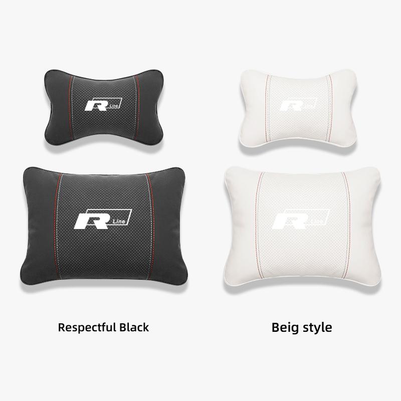 Hijk1 Car keychain/Car Headrest/Lumbar Support Auto Neck Pillow Waist Cushion For VW GTI Polo Golf MK7 Passat B6 Tiguan Jetta T-ROC B8