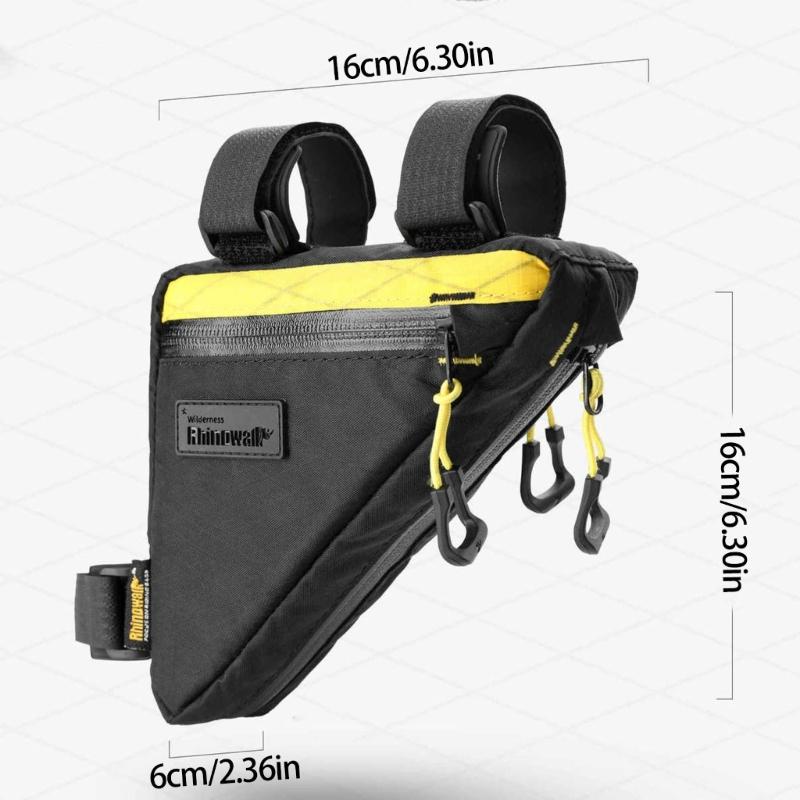 Cycling Triangular Pouches Front Top Tube Bag Waterproofs Bicycles Frame Bag Cycling Tool Triangular Storage Pouches
