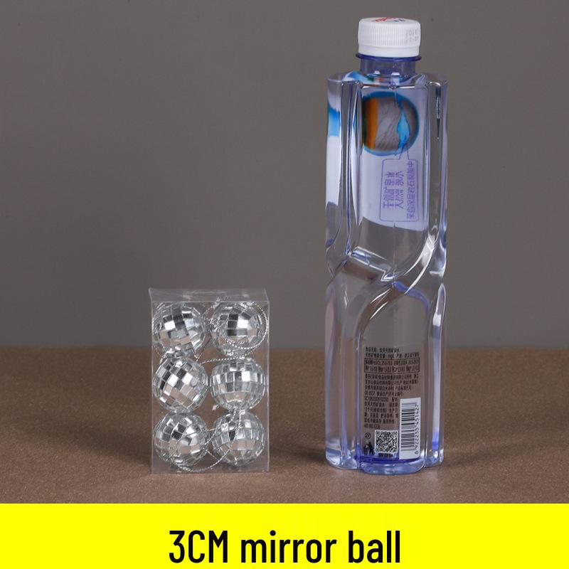 

Срібна дискотечна дзеркальна куля - Весільний, Барний, Фото та Різдвяний декор