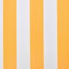 Vidaxl Awning, Sunflower Yellow and White, 3x2.5 M (Frameless)