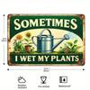 Vintage Metal Sign Garden Wall Decor Weather Resistant Yard Art Home