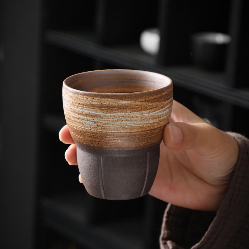 Japanese Rustic Ceramic Espresso and Tea Cup