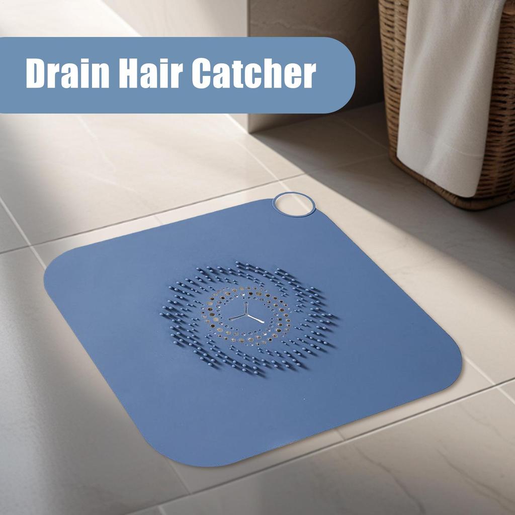 Shower Drain Hair Catcher Drain Cover Anti Clog Tub Strainer Trap soft silicone anti clogging drain cover for home bathroom