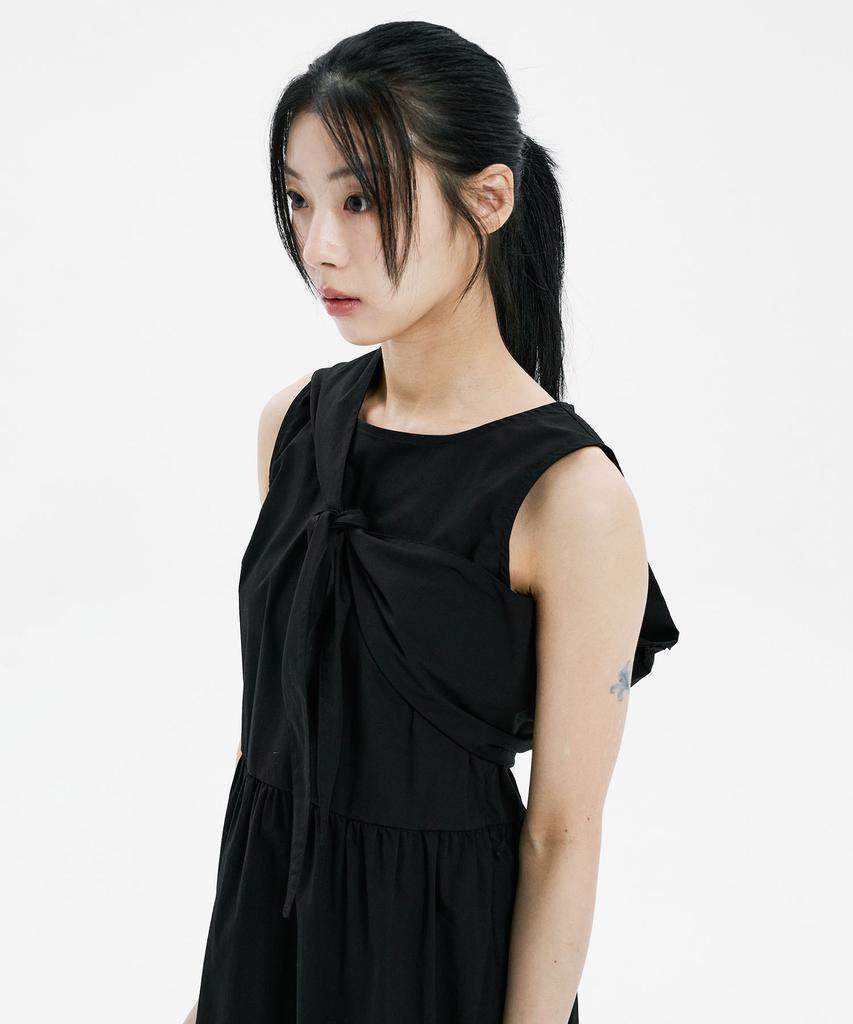 Hanahi Furoshiki Wrap One Piece Black