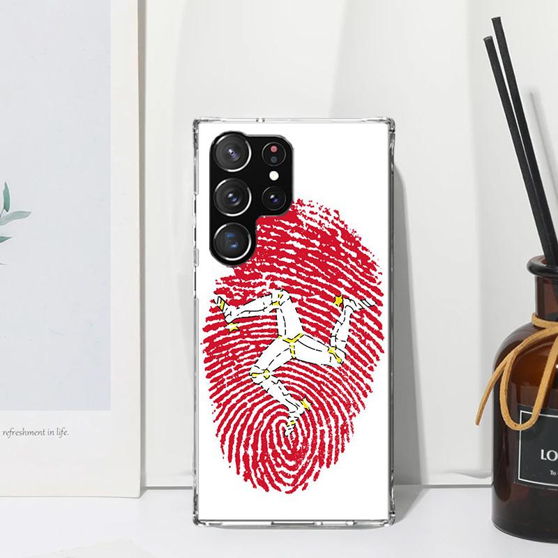 

Isle of Man Coat of Arms Phone Case For Samsung Galaxy S26 S25 Edge S24 FE S23 S22 Ultra S21 Plus S20 + Art Fundas Back Cover Ga Samsung S21 Ultra