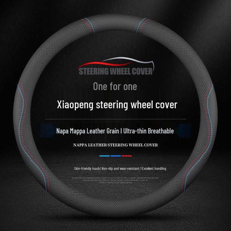 Xiaopeng G6/G9/P7 Lenkradbezug - Universelles Echtes Leder, Dünner Vier-Jahreszeiten-Griff, Modell 2025