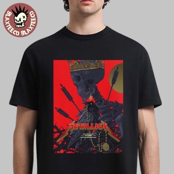 Metallica M72 Sonic Temple May 9 2025 T-Shirt Skeleton King Reprint Columbus Unisex T-Shirt XXXL