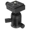 Panoramic Ball Head 360 Degree Rotating 38in Thread Metal Tripod Head with 14in Quick Release