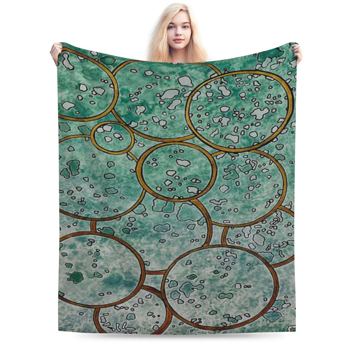 

Circular Abstract Personalized Soft Gift An UltraSoft Micro Fleece Blanket 75x100cm 30x40in