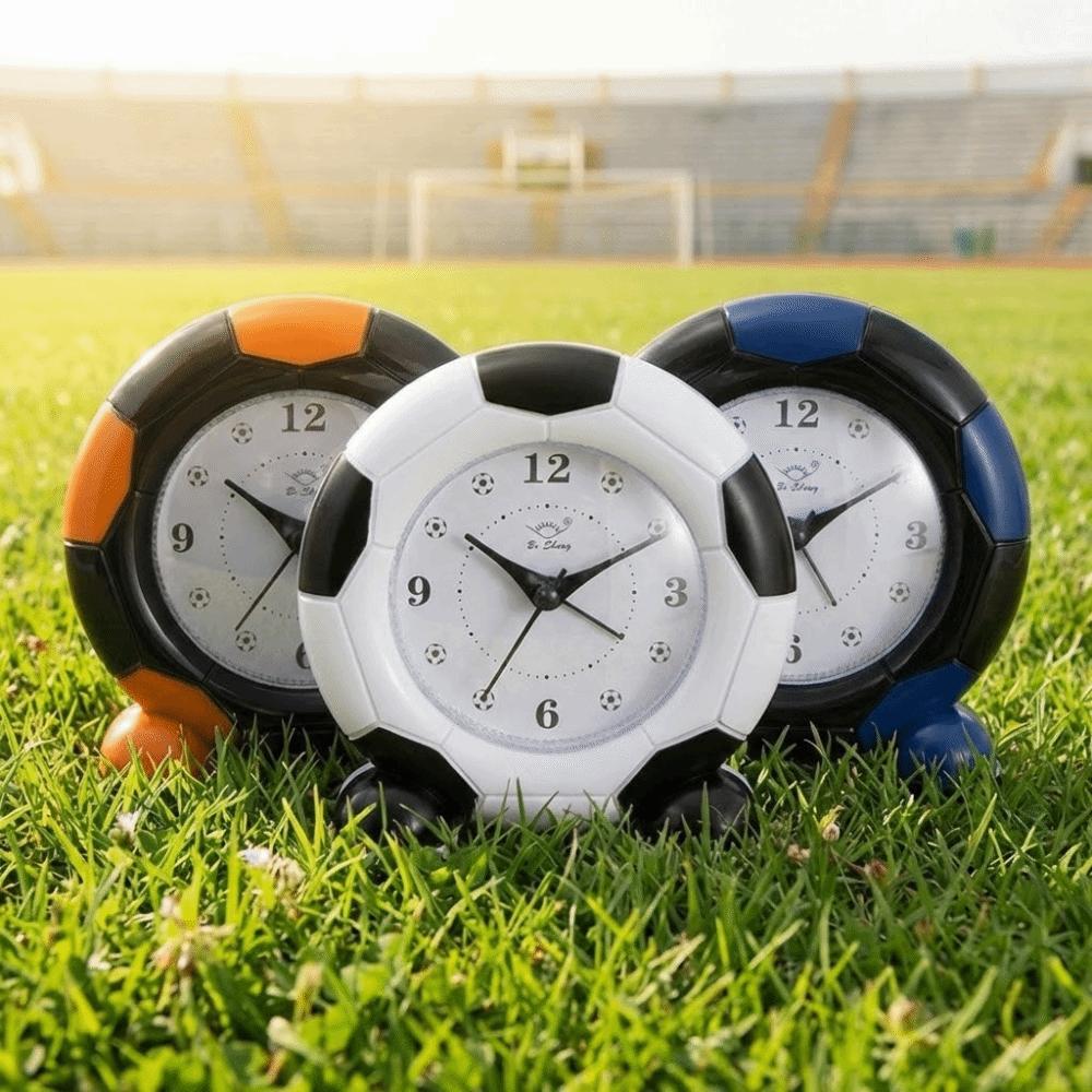 ABS Electronic Alarm Clock Football World Cup Clock Modern Soccer Shape Alarm Clock Study Room