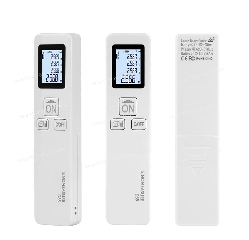 

D35 Mini Infrared Rangefinder Measuring Instrument High precision Handheld Laser Room Measuring Instrument 35M