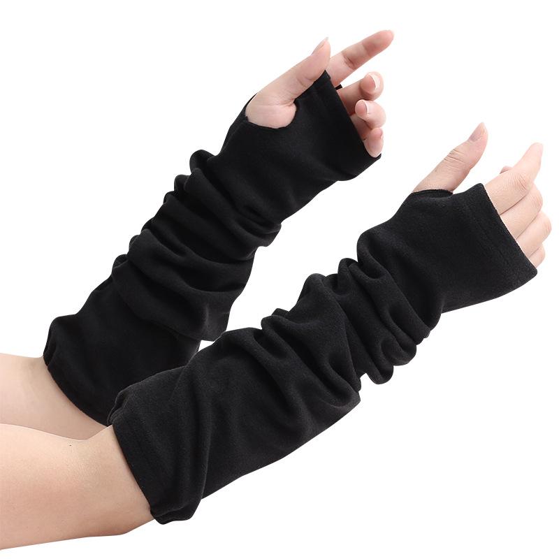 

Thickened Winter Warm Arm Sleeves - Unisex, Cold Protection, High Elasticity, Stain Resistant Revival Black