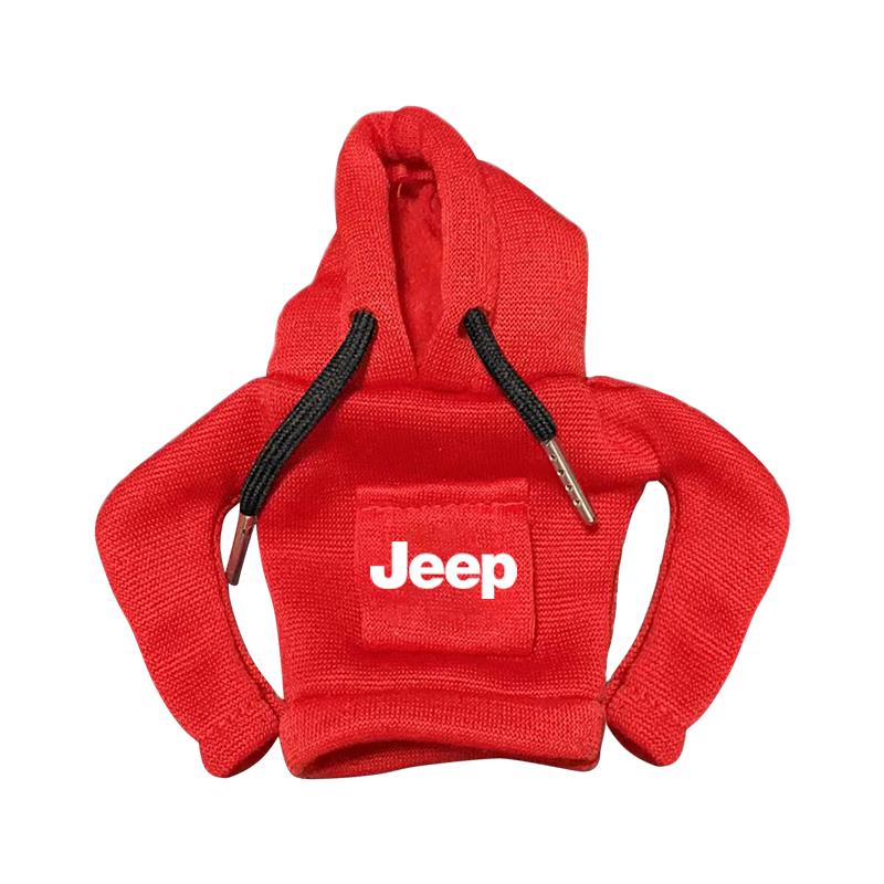 1Pcs Car Gear Lever Hood Small Sweater Decoration Gear Lever Hoodie Car Styling For Jeep Renegade Wrangler JK Grand Cherokee WJ Willys Compass Command