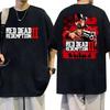T-shirt Grafica Giocatore Red Dead Redemption 2 Uomo Donna Gotica Manica Corta Moda Y2K Cotone di Alta Qualità
