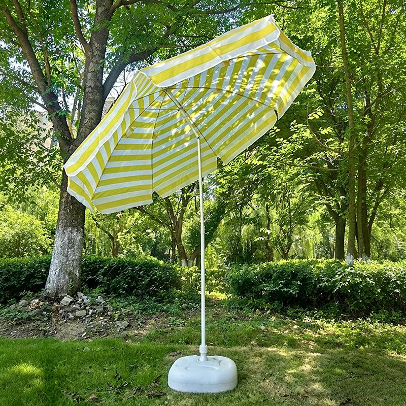 Large Outdoor Sunshade Beach Umbrella for Balcony, Courtyard, and Garden