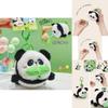 Adorable Plush Panda Keychain Accessory For Cute Bag Charm And Gift Idea