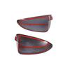Hcilloend Carbon Fiber Door Mirror Covers for the New Smart Side Mirror Left and Right Easy Exterior Custom Car Supplies Mercedes-Benz (2009-2015),