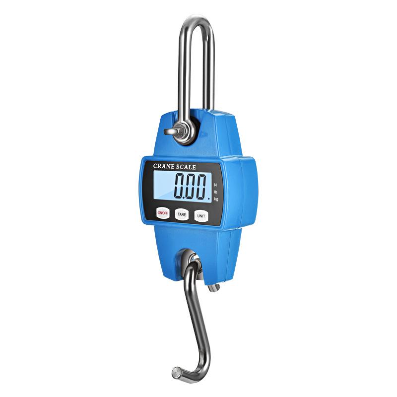 Industrial Electronic Crane Scale, 300kg Capacity, Portable Hook Hanging Scale