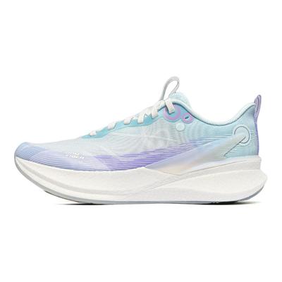 Li Ning Red Rabbit 8 Pro Full Palm Cushioning Running Shoes Women Running Shoes White Green ARPW016-5