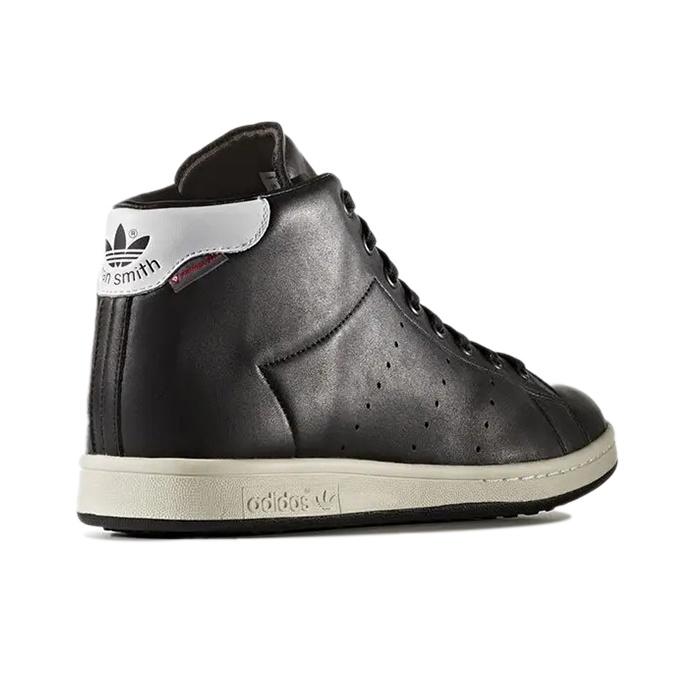 Adidas Originals Stan Smith Langlebige Rutschfeste Mid-Top Sneakers Unisex Sneakers Leuchtend-Schwarz S80497