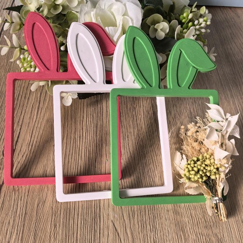 Silicone Easters Rabbits Mould Detachable Designs Multipurpose Candle Soap Chocolate Craft Tool Home Decoration
