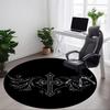 1pc Wings Chair Carpet for Office - Durable, Ideal for Chair Mats, Stylish & Functional Decorative Rug Yy260203021
