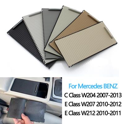 Interior Car Water Cup Holder Cover Tray Blind Shutter Trim For Mercedes Benz C E Class W207 W212 W204 C180 C200 C220 C300