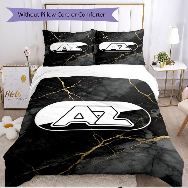 3pcs Duvet Cover Set (1*Duvet Cover + 2*Pillowcase, Without Core), AZ Alkmaar Print Soft All‑Season Bedding Set, Home Bedroom Decor Gift