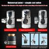 Alloy Faucet Fittings Diverter Pipe Single-Cut Valve Switching Adapter Tube Connector Water Purifier Water Filter Accessories