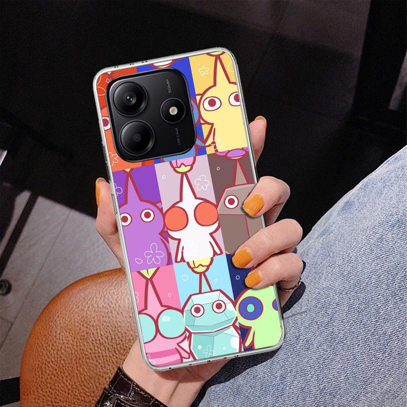 Game P-PikminS 4 Phone Case For Xiaomi Redmi Note 15 14 13 12S 12 11 Pro Plus 14S 11S 11E 10 10S 11T 5G Personalized Cover Redmi