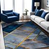 Modern Luxury Geometry Rugs Large Area Carpet Living Room Decoration Non-slip Bedroom Lounge Rug Washable Balcony Kitchen Mat