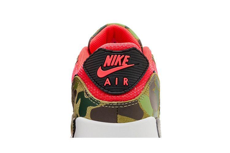 Adidași Bărbați Nike Air Max 90 Reverse Duck Camo Infrared/Negru-Verde Închis-Maro Baroc