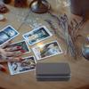 EXCEART Box Lenormand Deck Game Card Holder, Tarot Deck Holder, Gold Pen Pot, Poker Card Case, Poker Card Container, Playing Card Holder, Game, 6-Pack