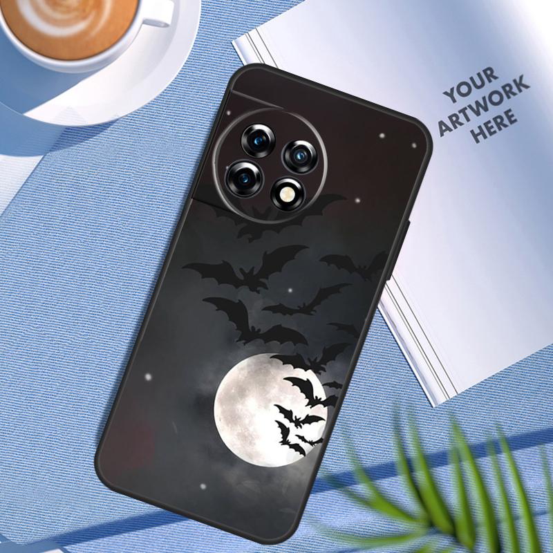 

Gothic Horror Bats Full Moon Case For OnePlus Nord CE 3 Lite 2 2T N10 N20 OnePlus 12R 10T 9RT 10R 8 9 10 Pro 11 12 Cover OnePlus Nord CE