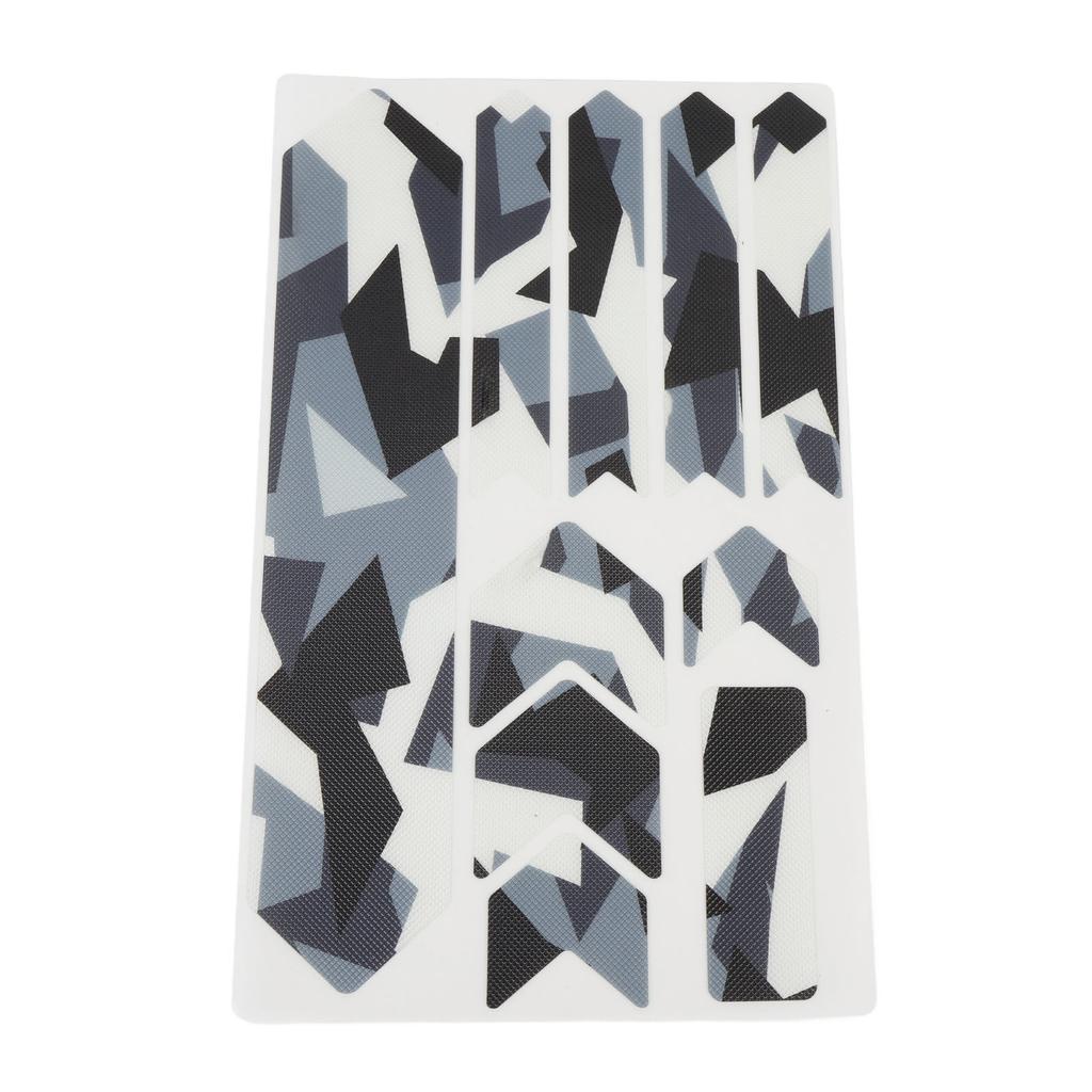 3D Bicycle Frame Protective Decals PVC Mountain Road Bike Adhesive Stickers Cycling Accessories