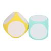 2pcs Eco EVA Dry Erase Dice Set 10cm Yellow & Green Write & Wipe